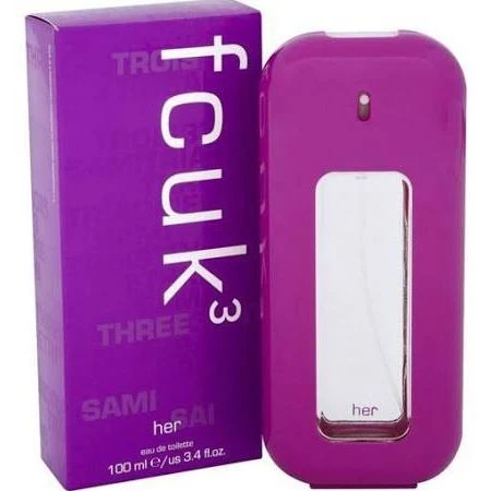 FCUK FCUK 3 Eau De Toilette 100ml Spray 3 FCUK FCUK 3 Eau De Toilette 100ml Spray