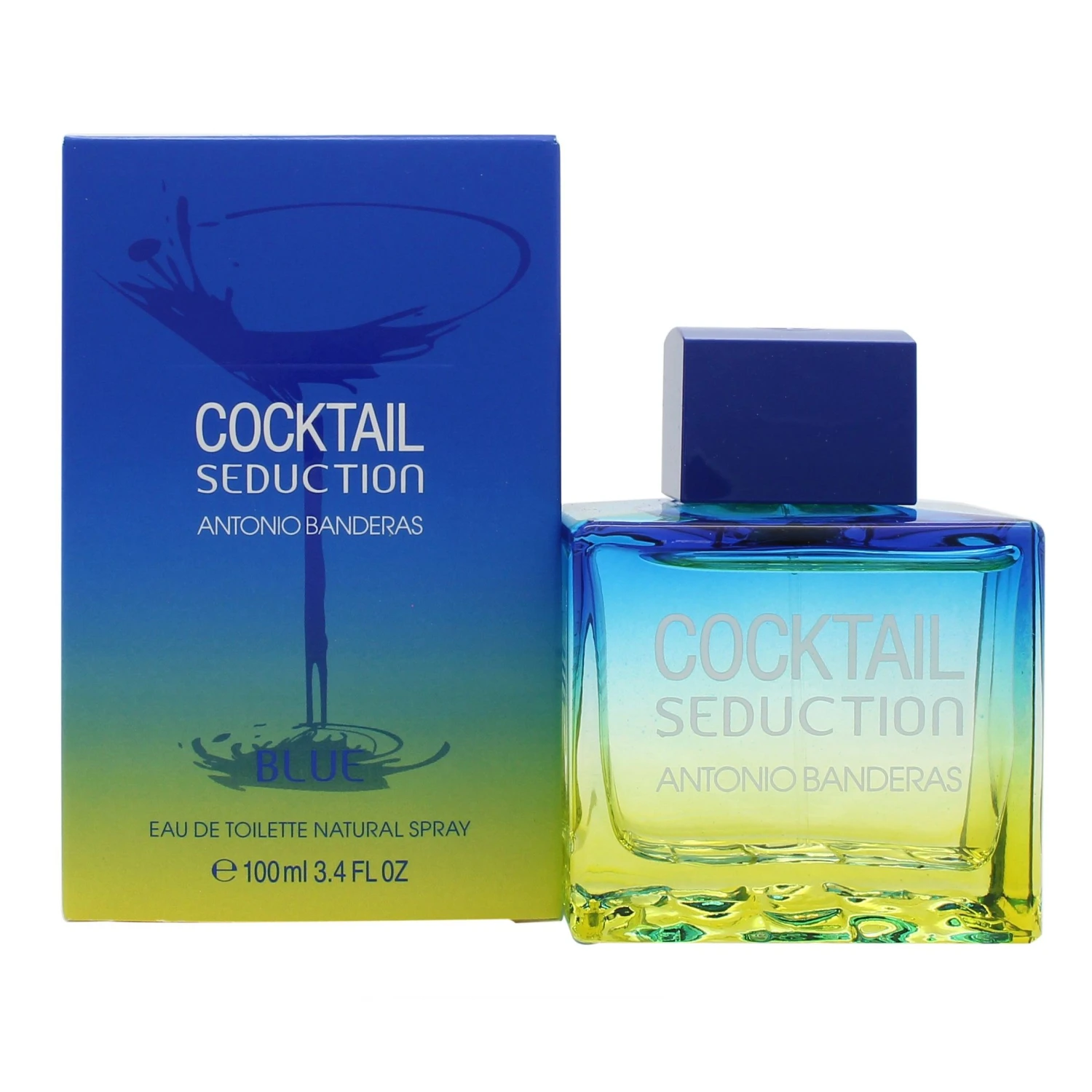 Antonio Banderas Cocktail Seduction Blue Eau De Toilette 100 Ml Spray 3 Antonio Banderas Cocktail Seduction Blue Eau De Toilette 100 Ml Spray