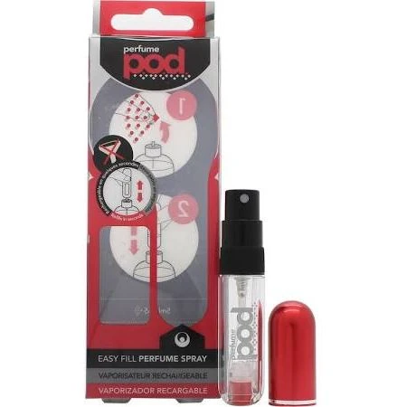 Perfumepod Refillable Perfume Atomizer 5ml - Silver 3 Perfumepod Refillable Perfume Atomizer 5ml - Silver