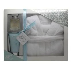 Style & Grace Puro Ultimate Comfort Robe Confezione Regalo 150ml Lozione Corpo + 50ml EDP + Accappatoio Taglia Unica