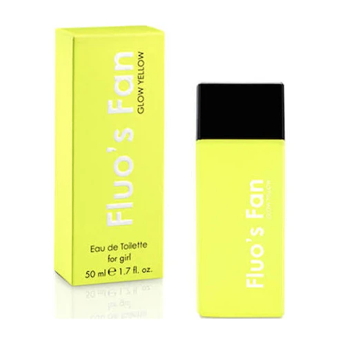 Fluo's Fan Glow Yellow For Girl Edt 50 Ml 3 Fluo's Fan Glow Yellow For Girl Edt 50 Ml