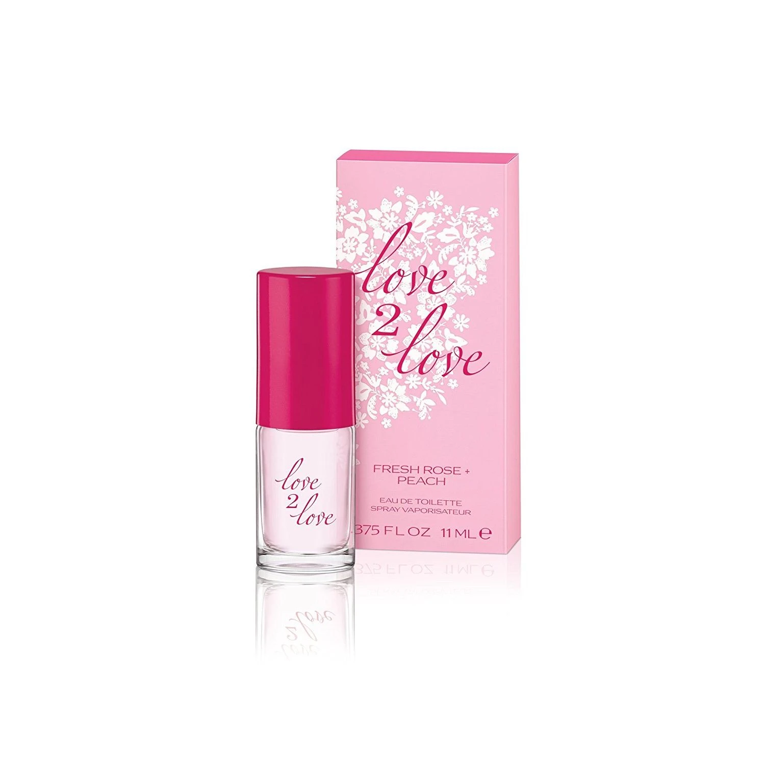 Love2Love Fresh Rose + Peach Eau De Toilette 11 Ml Spray 3 Love2Love Fresh Rose + Peach Eau De Toilette 11 Ml Spray