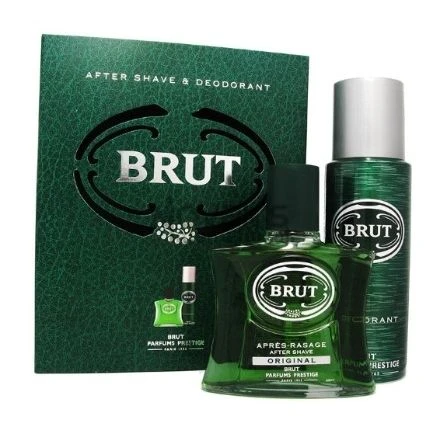 Brut Confezione Regalo 100 Ml Dopobarba + 200 Ml Deodorante Spray 3 Brut Confezione Regalo 100 Ml Dopobarba + 200 Ml Deodorante Spray