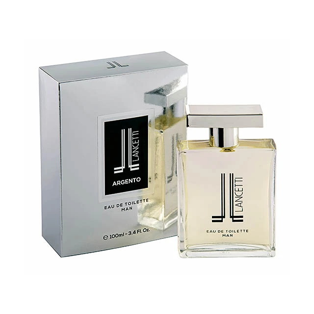 LANCETTI Argento Uomo Eau De Toilette EDT 100 Ml 3 LANCETTI Argento Uomo Eau De Toilette EDT 100 Ml