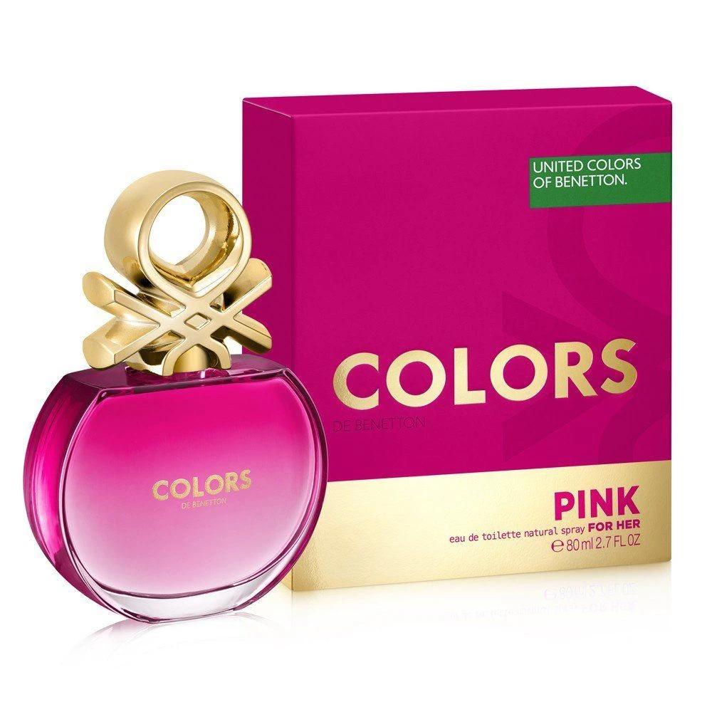 Benetton Colors De Benetton Pink 80 Ml Eau De Toilette Edt Spray Profumo Donna 3 Benetton Colors De Benetton Pink 80 Ml Eau De Toilette Edt Spray Profumo Donna