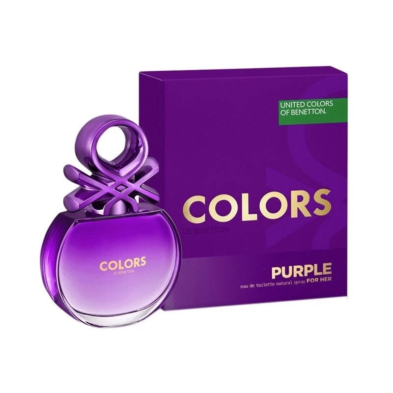 Benetton Colors De Benetton Purple 80 Ml Eau De Toilette Edt Profumo Donna 3 Benetton Colors De Benetton Purple 80 Ml Eau De Toilette Edt Profumo Donna