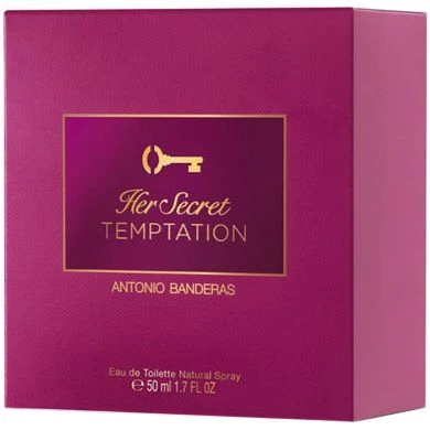 Antonio Banderas Her Secret Temptation 50 Ml Eau De Toilette Edt Spray Profumo Donna 3 Antonio Banderas Her Secret Temptation 50 Ml Eau De Toilette Edt Spray Profumo Donna