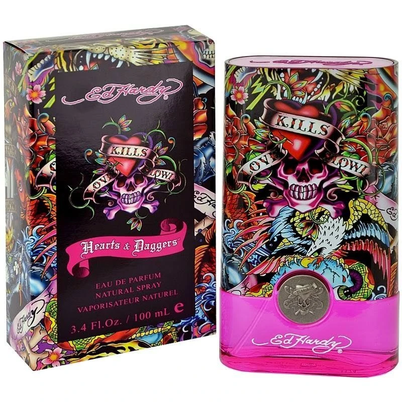 Ed Hardy Hearts Daggers 100 Ml Eau De Parfum Edp Profumo Donna 3 Ed Hardy Hearts Daggers 100 Ml Eau De Parfum Edp Profumo Donna