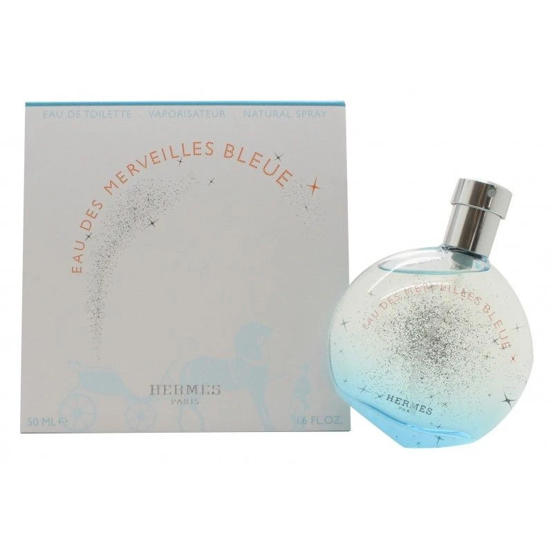 Hermès Hermes Eau Des Merveilles Bleue 50ml Eau De Toilette EDT Profumo Donna 3 Hermès Hermes Eau Des Merveilles Bleue 50ml Eau De Toilette EDT Profumo Donna