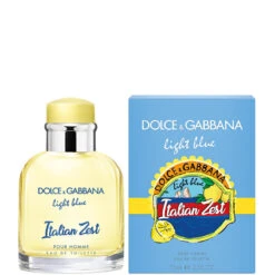 D&G Dolce E Gabbana LIGHT BLUE POUR HOMME ITALIAN ZEST 75ml EDT Profumo Uomo