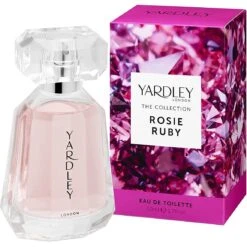 Yardley Rosie Ruby 50 Ml Eau De Toilette Edt Profumo Donna