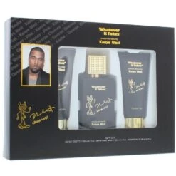 Whatever It Takes Kanye West Set Regalo 100ml EDT + 100ml Balsamo Dopobarba + 100ml Gel Doccia