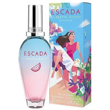 Escada Sorbetto Rosso 50 Ml Eau De Toilette Edt Profumo Donna 3 Escada Sorbetto Rosso 50 Ml Eau De Toilette Edt Profumo Donna