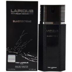 Ted Lapidus Black Extreme 100 Ml Eau De Toilette Edt Profumo Uomo