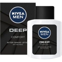 Dopobarba NIVEA FOR MEN DEEP AFTER SHAVE LOTION 100 Ml Comfort Anti-bacterial