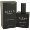 Clean For Men Black Leather 100 Ml Eau De Toilette Edt Profumo Uomo -Vendite Berma 378822
