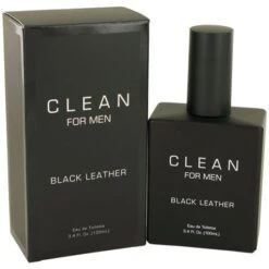 Clean For Men Black Leather 100 Ml Eau De Toilette Edt Profumo Uomo