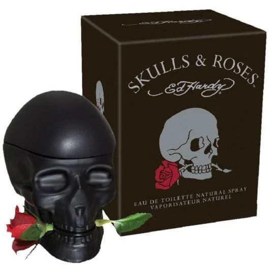 Ed Hardy Skulls & Roses 75 Ml Eau De Toilette Edt Profumo Uomo 3 Ed Hardy Skulls & Roses 75 Ml Eau De Toilette Edt Profumo Uomo