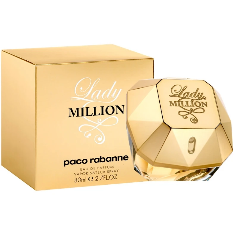 Lady Million Paco Rabanne Eau De Parfum Spray Donna 80 Ml 3 Lady Million Paco Rabanne Eau De Parfum Spray Donna 80 Ml