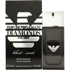 Giorgio Armani Emporio Diamonds Black Carat For Men Eau De Toilette 50 Ml Vapo