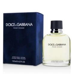 D&G DOLCE & GABBANA POUR HOMME AFTER SHAVE LOZIONE DOPOBARBA 125 ML