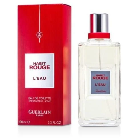 Guerlain Habit Rouge L'Eau 100 Ml Eau De Toilette Edt Profumo Uomo 3 Guerlain Habit Rouge L'Eau 100 Ml Eau De Toilette Edt Profumo Uomo