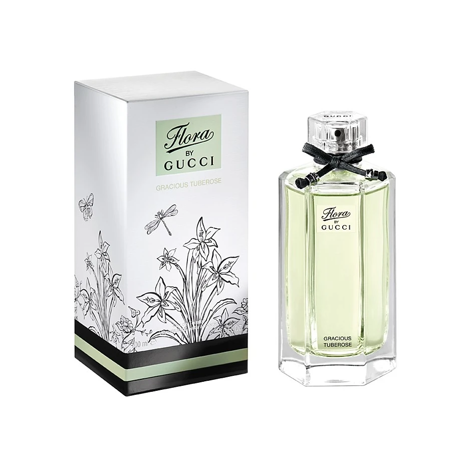 FLORA BY GUCCI GRACIOUS TUBEROSE EAU DE TOILETTE DONNA 100 ML 3 FLORA BY GUCCI GRACIOUS TUBEROSE EAU DE TOILETTE DONNA 100 ML